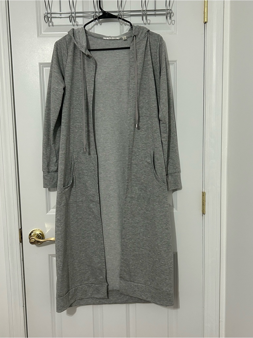 Sweatshirt cardigan long
